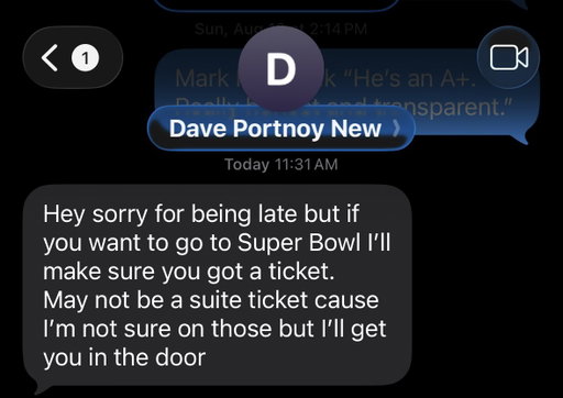 HOLY SHIT I’M GOING TO THE SUPER BOWL!!!! Cannot thank @stoolpresidente enough. Best boss on earth best company on earth. Words cannot describe. SEE YOU IN SANTA CLARA!!! 