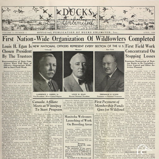 89 Years of Conservation: Eighty-nine years ago today, conservation was transformed by the founding of Ducks Unlimited.

In 1937, a small group of waterfowlers, visionaries, and community leaders set out to save North America's waterfowl populations while celebrating the continent's solid waterfowling heritage. Stressing the critical role wetlands play across North America, DU committed to this mission at the height of the Great Depression and one of the worst droughts in history.

Never underestimate what a group of passionate people can accomplish together for the special places left on earth. We're making a continental impact, just as our founders envisioned nearly 90 years ago. Through your support and the tireless efforts of our other members, volunteers, and partners, DU has protected or restored more than 19 million acres . . . and counting.

On behalf of Team DU, we say—Happy Anniversary, Ducks Unlimited!

Learn more: https://www.ducks.org/newsroom/ducks-unlimited-celebrates-89-years-of-conservation

#DucksUnlimited #89YearsOfConservation
Photos: Ducks Unlimited