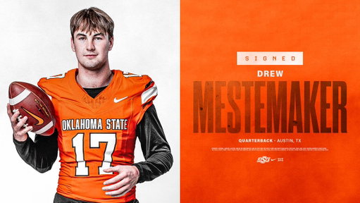 𝐐𝐁𝟏

Welcome home @DrewMestemaker 🤠

#okstate | #CowboyUp 🏈 