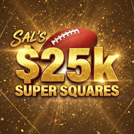 .@TheCousinSal's Super Squares are live and FREE TO ENTER. 

- $25,000 in prizes. 
- One Main Event grid
- One $10,000 winner. 
- FREE ENTRY

Pick your square and ride the Big Game sweat with Cousin Sal and Splash 🏈💸

https://t.co/YWc5tGzFmV