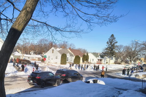 THIS MORNING: ICE in my neighborhood. 