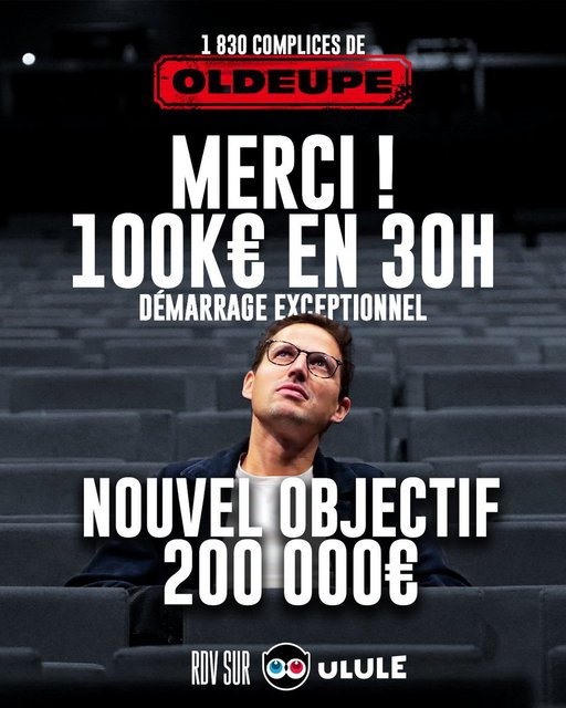 Déjà 1830 complices de Oldeupe.
MERCI. Notre film est officiellement lancé.

Thread (1/4) ⤵ 