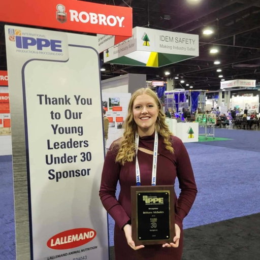 We’re thrilled to congratulate Smithfield’s Brittany Nicholes, R&amp;D technologist, on being named one of this year’s IPPE 30 Under 30 honorees. Brittany is a key contributor on our R&amp;D manufacturing team, collaborating across operations, business and sales to champion innovation. 