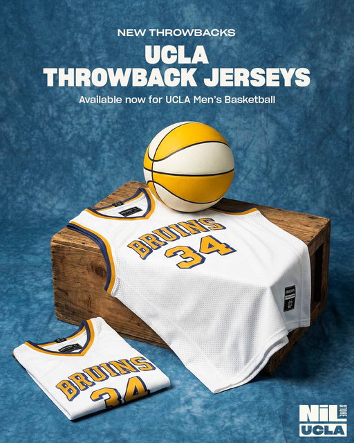 JUST DROPPED: @uclambb throwback NIL jerseys! 

Pick your favorite player and rep these timeless classics! Every purchase supports your favorite player. 

⚡️ https://t.co/SyVUNUgvkr 