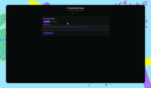 Big update - you can now generate any character AND your own custom 2D side-scroller map! 🎮 