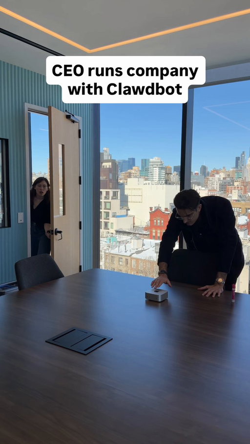 Bro replaced the company with a Mac mini 