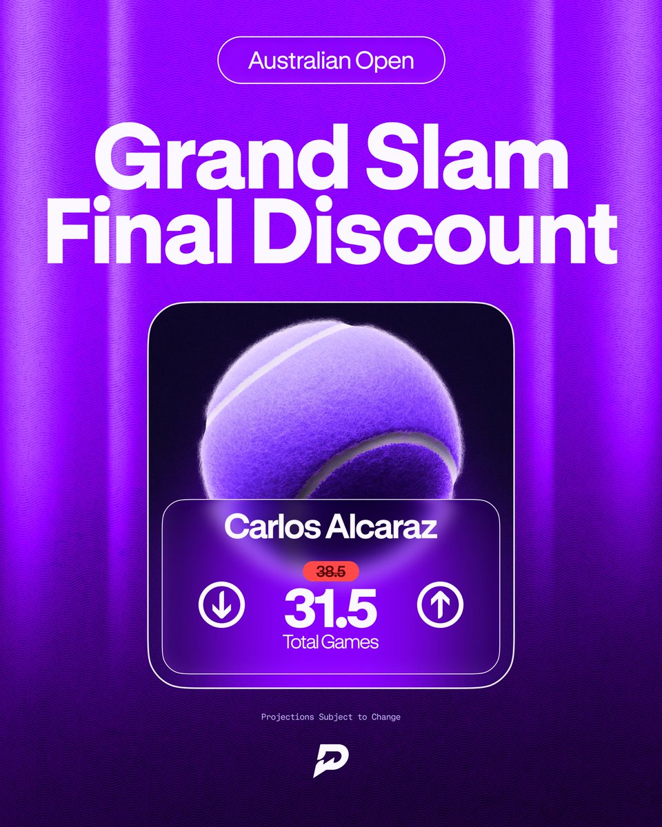 CARLOS ALCARAZ DISCOUNT 🐐

Who's staying up to sweat it? 🎾 #AO26 