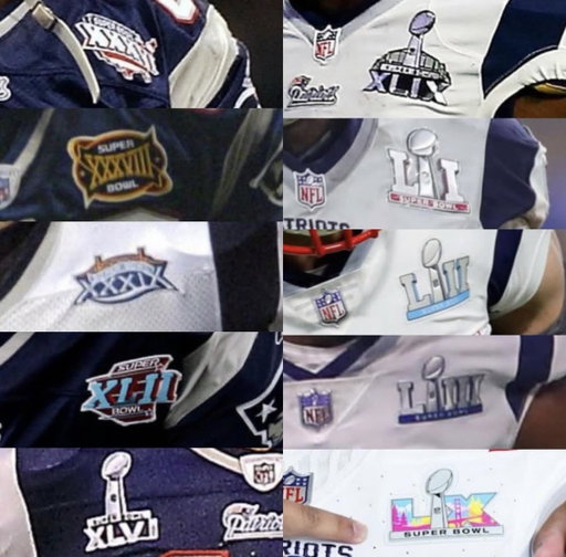 Favorite #Patriots Super Bowl patch?? 