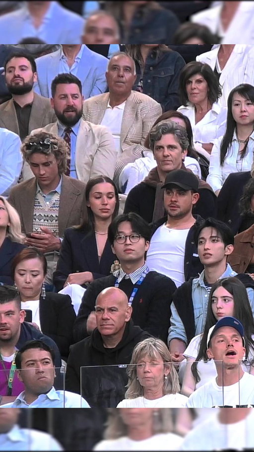 𝑨𝒋𝒖 𝒏𝒊𝒄𝒆 tennis on display and DK from Seventeen clearly enjoyed that 👏😍 