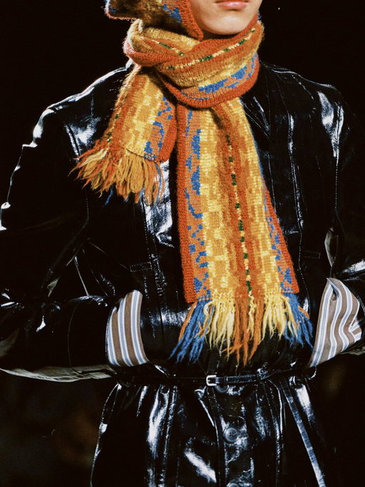 The Details - Dries Van Noten: Drawing inspiration from “the idea of coming of age.” It was the notion of masculine identities, which are still not yet formed, which freed Klausner to experiment with colour, texture and proportion with more spontaneity… 