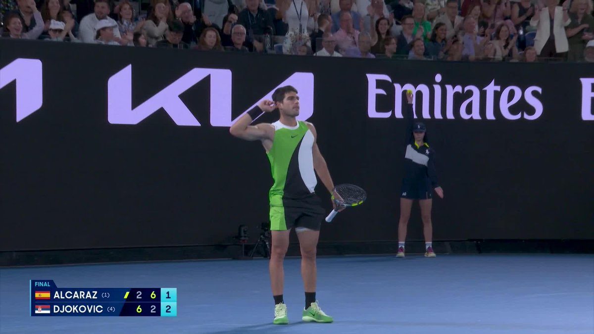 Incase you missed it…

Carlos Alcaraz and Novak Djokovic played one of the best points in Grand Slam history 🤯
 