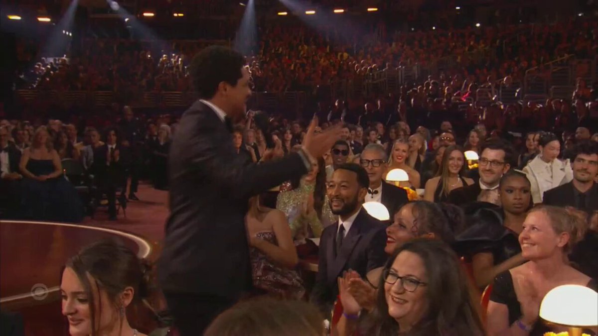 “Nicki Minaj is not here, she’s still at the White House with Donald Trump.”

— Trevor Noah during the #GRAMMYs opening 
 