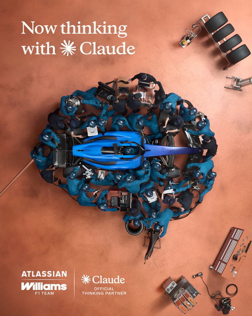 Welcoming Claude, @AnthropicAI's frontier AI model, as the team’s Official Thinking Partner! Through this partnership, Claude will be integrated across the entire Williams organisation—working alongside engineers and team strategists to support how the team thinks, plans, and performs.

Read more about the partnership – and what it means for our mission to get back to the front of the grid - here: https://t.co/sjvdsc5JoM