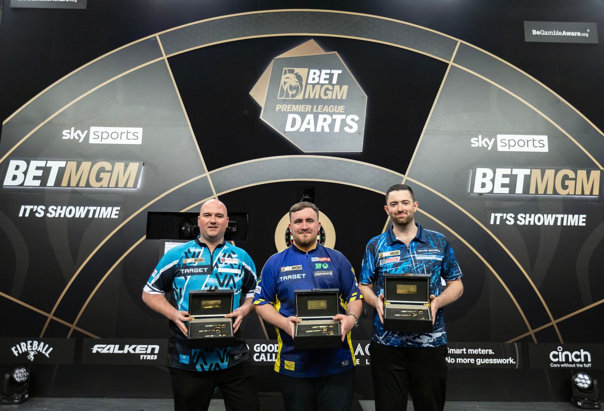 Premier League title sponsor @BetMGMUK will once again reward any player who hits a nine-darter during this year’s BetMGM Premier League with a custom-made set of solid gold darts, worth £30,000.

Full story 👉 http://bit.ly/GoldDarts 