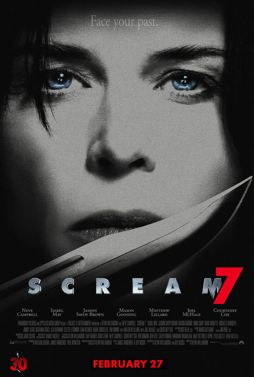 Can’t wait to hear you scream at the movies. #Scream7 in cinemas February 27. 