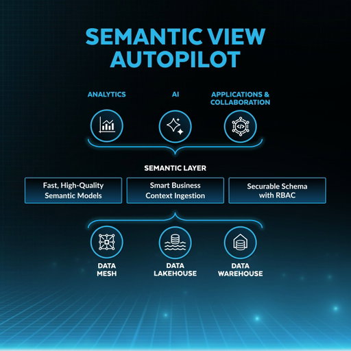 Introducing Semantic View Autopilot, now GA, where we’re automatically parsing your query history and metadata to generate business logic. 

It turns raw tables into high-fidelity context that an LLM can actually reason about in under 10 seconds. 