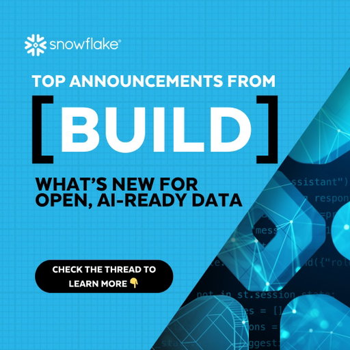 We aren't just talking about the future of data here at Snowflake BUILD in London—we’re shipping it. Data without limits? It starts with an open, AI-ready foundation.

Thread on the top announcements: 🧵 
