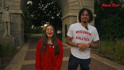 Kwik Trip to Kwik Trip 𝙀𝙥. 5️⃣: Jada Cerniglia and Braeden Carrington talk about the best @KwikTrip meals, his dogs and why he chose to be a Badger! 
