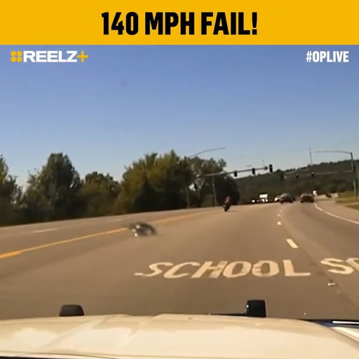 Biker Going 140 MPH Ends Chase in Explosive Head-On Crash #OPLive #OPNation #REELZ 
