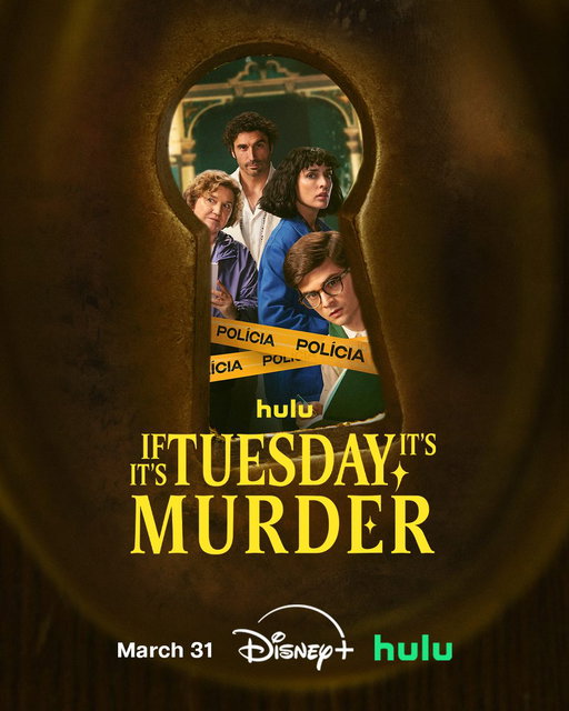 Pack your bags. Bring your alibi. 

#IfItsTuesdayItsMurder premieres March 31 on Hulu and @DisneyPlus. 
