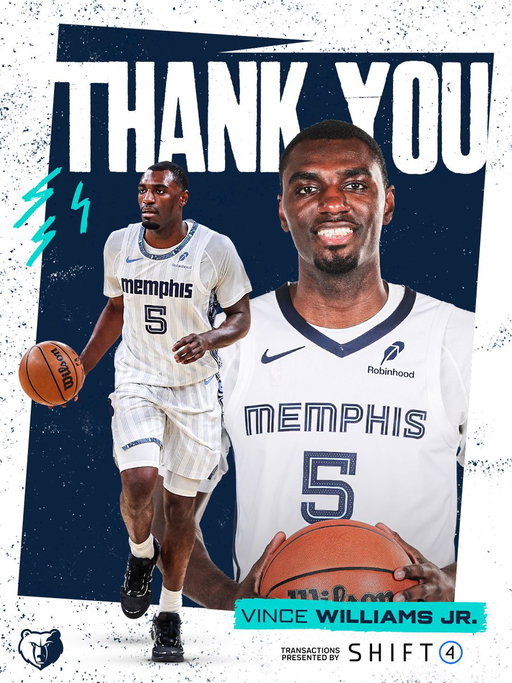 Thank you @Vincentwiliams for 4 great years 🐻💙 