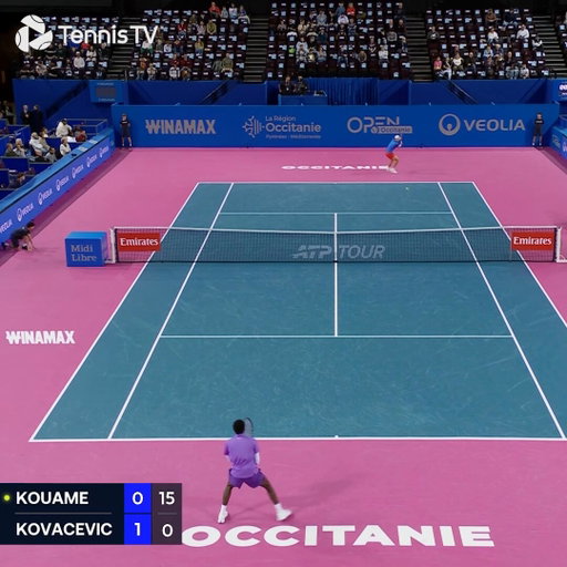 16-years-old. 😲🌟

Moise Kouame is one to watch! 👀🇫🇷

#OpenOccitanie26 