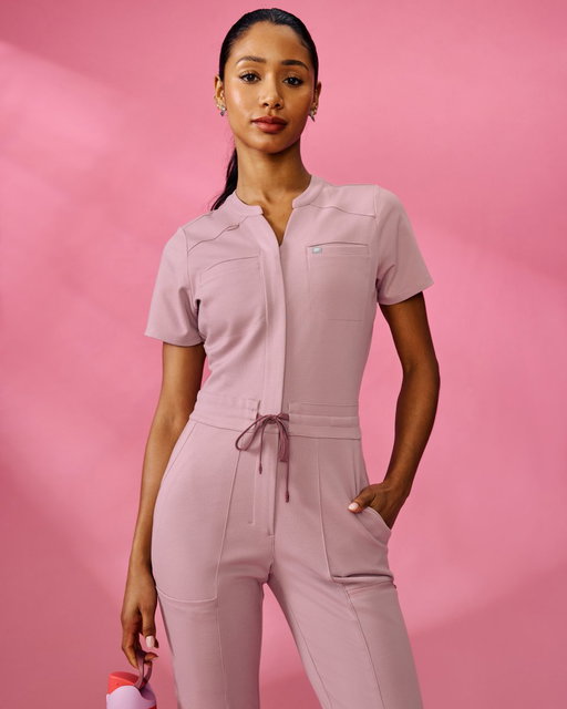 Rose Quartz x StretchTech™ Empower Scrub Jumpsuit

A match made in scrub heaven. Fall in love with the look — Available now. 