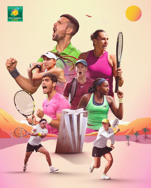 The field is out 📜

All of the Top 10 men &amp; women are heading to Tennis Paradise! See the full player field on our website.

Get your tickets 🎟 https://bnpparibasopen.com/tickets?utm_source=X&amp 