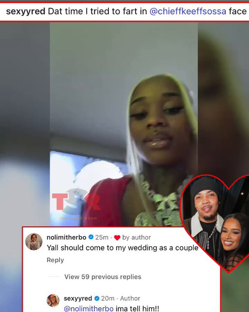 Aww! G Herbo with a comment under Sexyy Red's post with Chief Keef.🥰 Roomies, could you see the two as a couple at his and Taina’s wedding? 📸:@gettyimages ✍🏾:#TSRStaffJR 