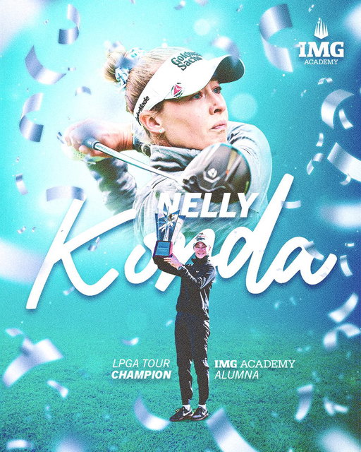 Champion energy ONLY🏆🔥
IMG Academy alumna @nellykorda doing her thing on the LPGA Tour. Congratulations Nelly! 