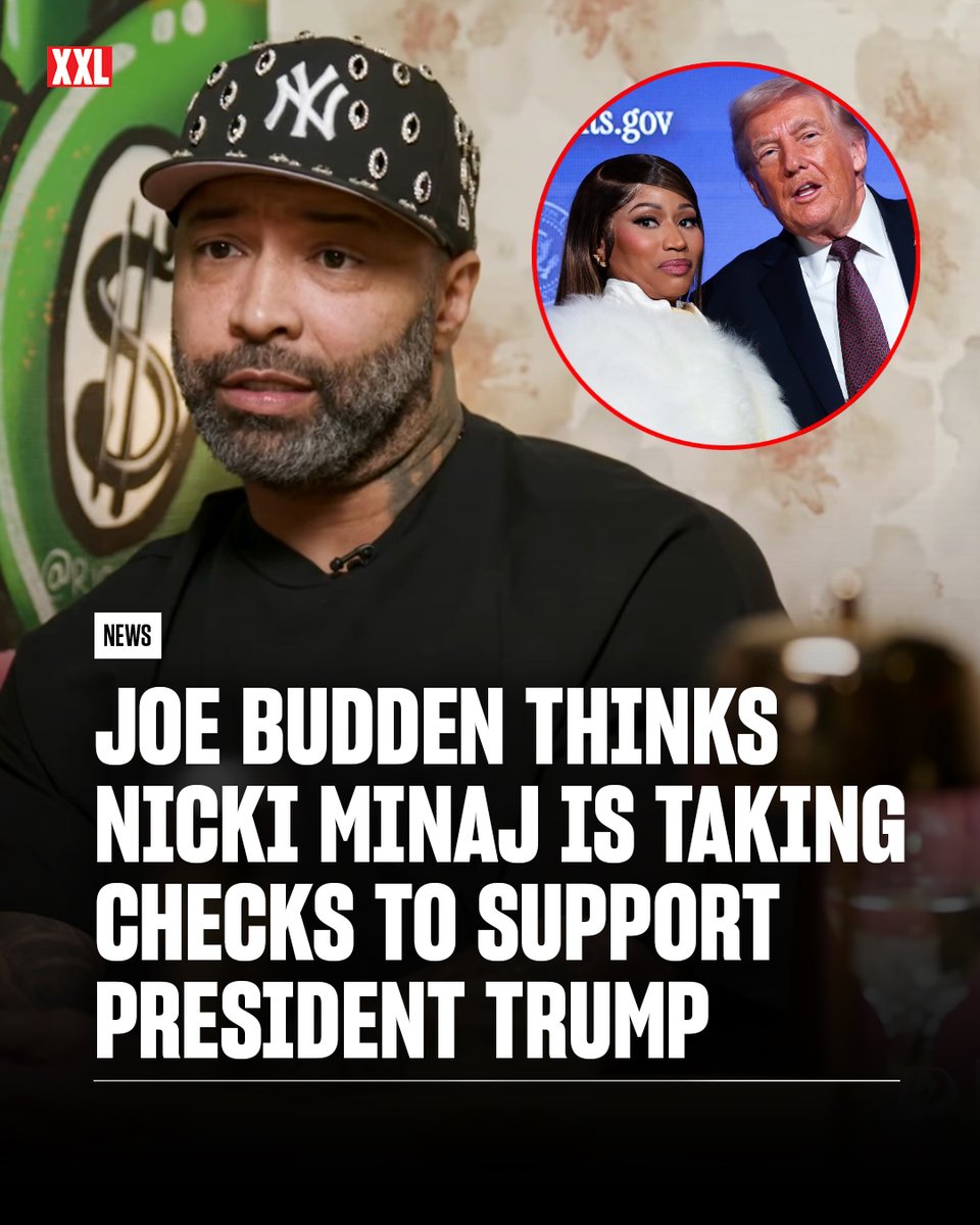 Joe Budden believes Nicki Minaj is accepting money to show support for President Trump.

On Wednesday (Feb. 4), the Club Shay Shay podcast debuted its new interview with the rapper-turned-podcaster, who was asked to weigh in on Nicki Minaj turning heel and going full MAGA.

"A lot of money is over there," Joe said. "She won't be the first or the last. There will be plenty more celebrities to take that check. Listen, when you on that side, they rockin'. So, tempting for people, I know. My views and how I was raised, and my family that I come from in Sumpter, S.C., no."

"I can't be complicit," he continued. "Not and sleep and night. So, it bothers me when I see people that I know and have some sort of relationship with, and have had some conversations with...I've seen people grow to become multi-million dollar brands from Black sh*t, and Black people and Black consumerism. So, to watch you take the equity and stand over there, I can't jive with that.

Nicki Minaj's support of Donald Trump has reached new heights in recent months, as she has spoken at multiple MAGA and Trump-related events.

Most recently, she showed up to Trump's Trump Accounts Summit in Washington D.C., where she called Trump the greatest POTUS ever. She later revealed that she had received  a free Trump Gold Card, which is supposed to grant citizenship for a $1 million fee. However, the White House revealed the card Nicki received was only a "memento."