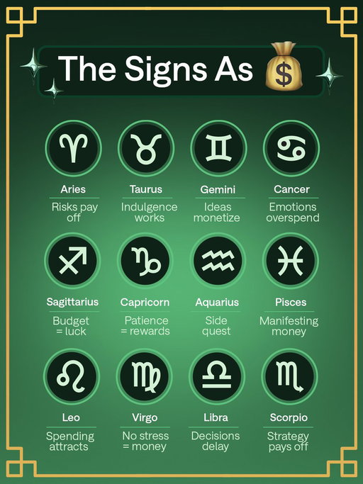 Drop your sign ♒️ and tell us if this is you 👀💰 