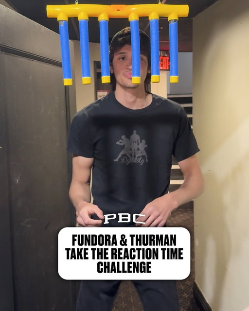 We put @SebastianFundo1 and @keithfthurmanjr's reaction time to the test! 🥊💨 
