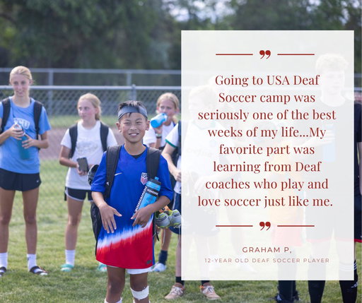 Stories like Graham’s are why USA Deaf Soccer exists.

Your support helps more kids experience confidence, community, and growth through soccer.

❤️ Consider supporting this summer’s camp: https://usdeafsoccer.com/donate/ 