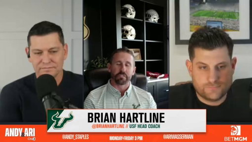 Jeremiah Smith told future 5-star WRs to go play for Brian Hartline recently. Jeremiah Smith understands he could have followed Hartline to Tampa, right? 

“Yeah, we had a deal worked out,” Hartline joked. “I just decided to tell him that it’s probably better for him to stay at Ohio State rather than coming down here. He was more than welcome to if he wanted to.”
