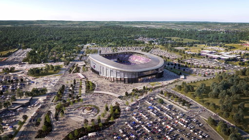 New York's $2BN new Buffalo Bills stadium can never host the Super Bowl – largely because it shuns the NFL trend of adding a roof and instead embraces the elements 👉 https://t.co/UqbcIR0lGL 