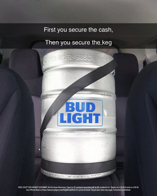 The keg cash is calling. Comment #BudLightKegCash for a chance to win money for a keg for your #SBLX party 
