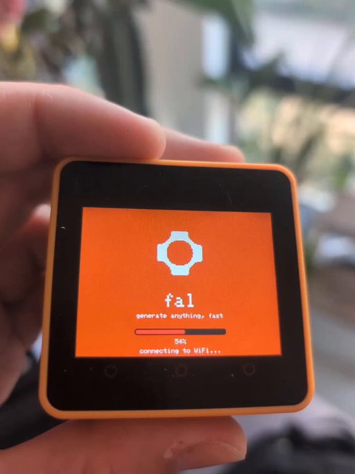 I built a bot on an ESP32 that can create full projects by itself. Ask it to generate images, videos, 3D, build a website and publish it, it does everything autonomously.    

Powered by Claude Opus 4.6 for code, visual content generated with @fal, bot powered  via @openclaw

The skills to generate project with fal are here https://t.co/6vupJNNVjQ                                           

  All running on a tiny M5Stack Core2.