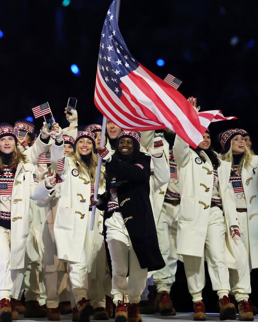 #TeamUSA arrives at the #WinterOlympics.

For Milano Cortina 2026, Ralph Lauren has the honor of dressing this year’s athletes in their uniforms for the Opening Ceremony—a distinctly American look featuring our heritage toggle coat. 

#RLxTeamUSA 