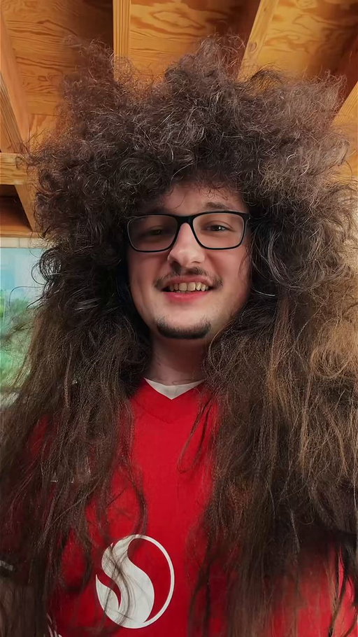 he’s finally gonna cut his hair 😂 