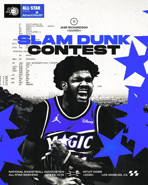 let's get it rook !!

Jase Richardson will participate in the NBA Slam Dunk competition 👏 