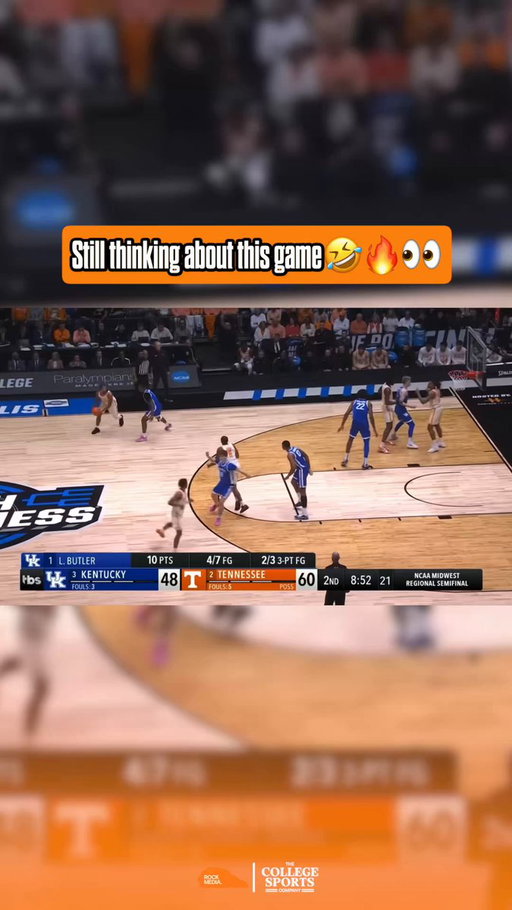 Remember this @BlueChipsBBN OWN YOU when the lights are brightest😱🤣

Vols MAN HANDLED the cats in the 2025 Sweet 16🤯🔥 