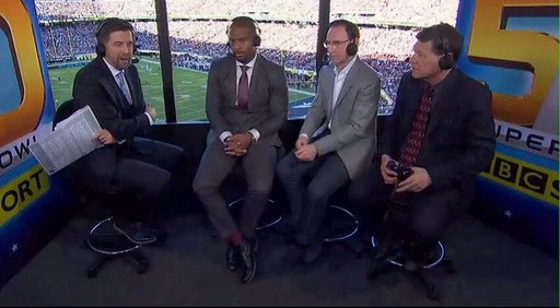 It's 10 years since Martin O'Neill turned up on the BBCs Super Bowl coverage 

O'Neill and Roy Keane decided they'd treat themselves to a trip to Super Bowl 50 after Ireland qualified for Euro 2016

Roy was 'too shy' to appear on TV

We're still wondering about M'ON's headphones 