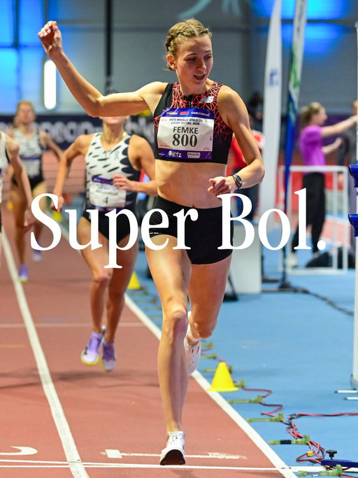 No record is safe.

In her 800m debut, Femke Bol breaks the Dutch Indoor record with a time of 1:59.07. 