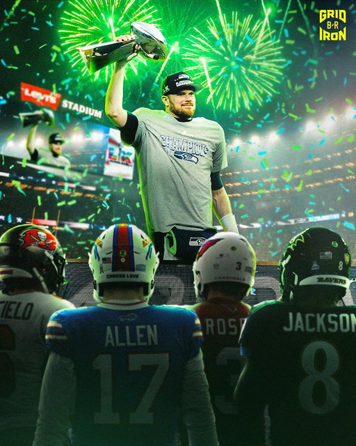 Sam Darnold is the first QB from his stacked draft class to win the Super Bowl 😱 