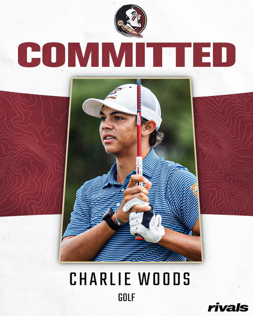 🚨BREAKING🚨 The Benjamin School (FL) golfer Charlie Woods has committed to Florida State🍢

Charlie is legendary golfer Tiger Woods’ son.

Read: https://t.co/y4aaFU4OCZ 