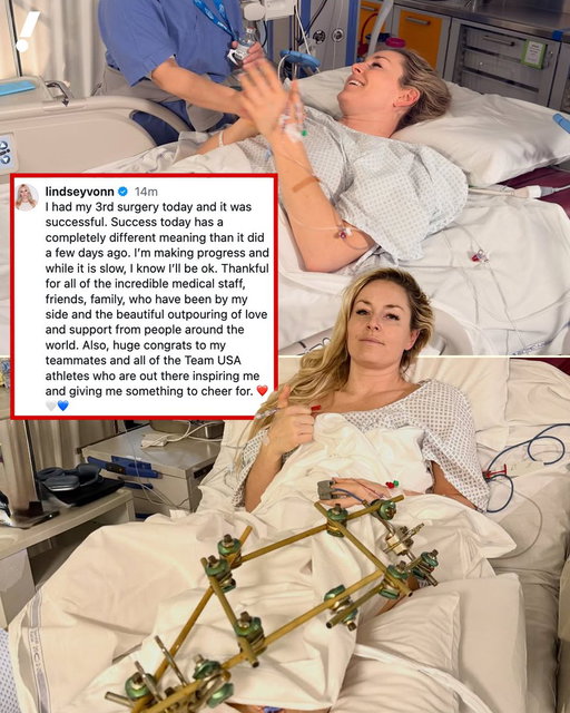 "I had my 3rd surgery today and it was successful. ... I’m making progress and while it is slow, I know I’ll be ok." 🫶 

Lindsey Vonn gives an update after having surgery following her Olympics injuries. 