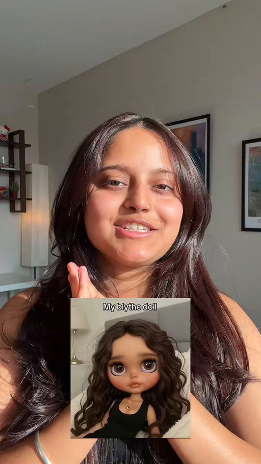 Created my Blythe doll look 🫶🏼
Brands looking for beauty content with lods of natural light. 
I’m your girl: http://ugcnili.com/ 

#ugc #UGCcreator #ugccanada #ugcbeauty 