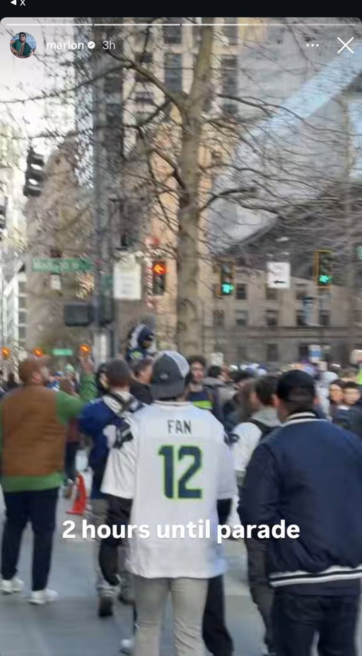 I thought he was kidding. Marlon Humphrey was at the Seahawks Super Bowl parade 🤦‍♂️ 