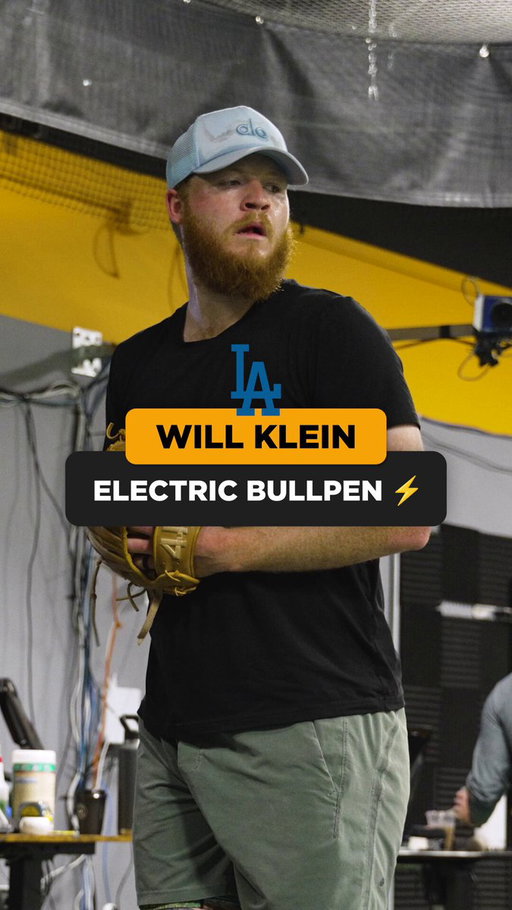 The World Series champ @willklein0 looked lethal is his last pen before heading to spring camp 😤 